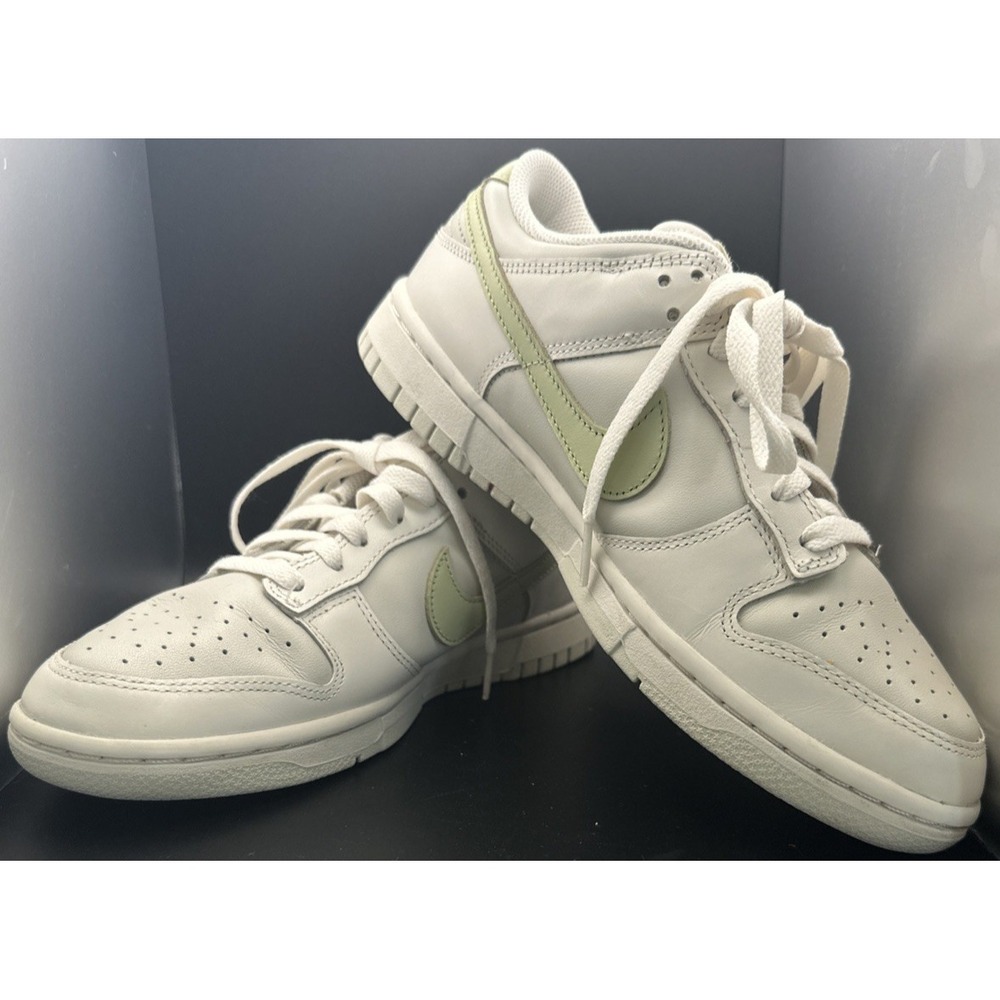 Nike Dunk Low Shoes Sneakers Women's Size 8 Phantom Bone Olive Aura IB3484-001